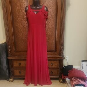 Chic Red Maxi Dress